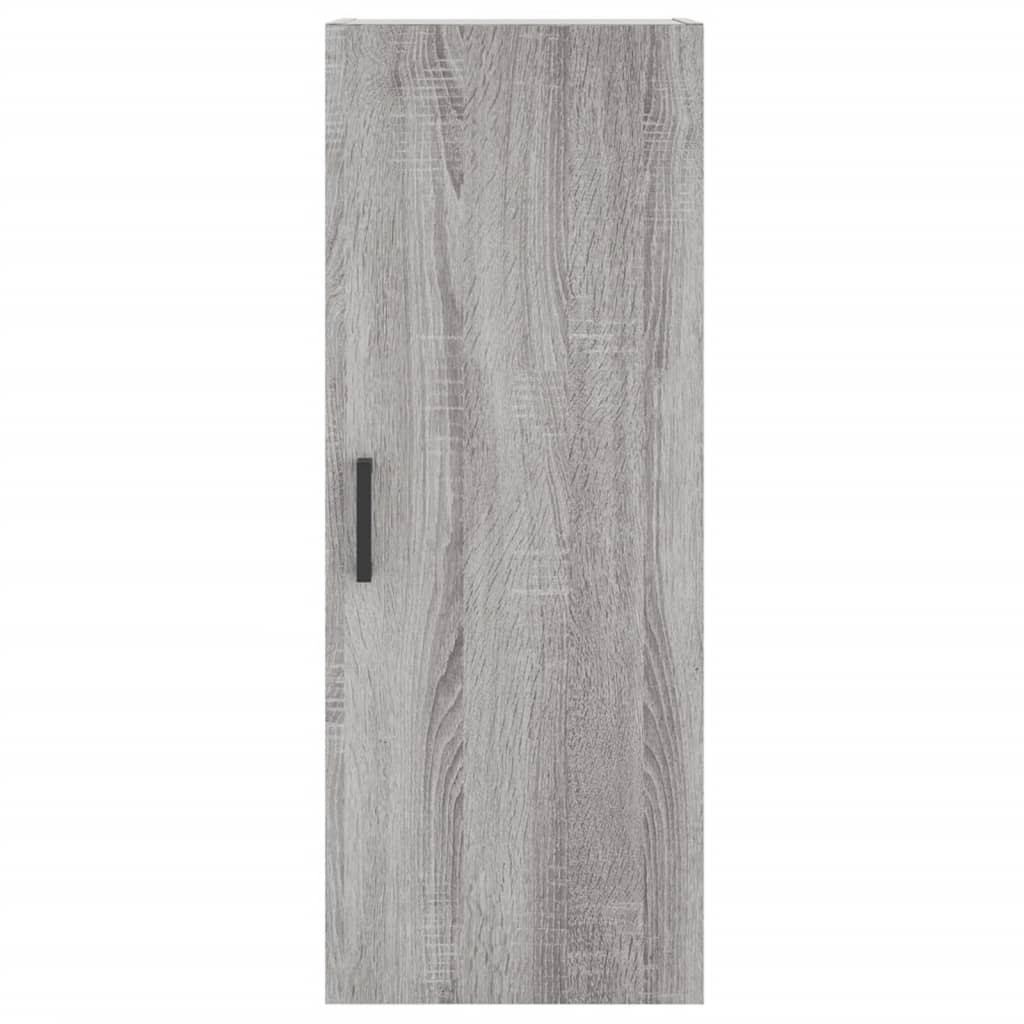 vidaXL Μπουφές Sonoma Γκρι 34,5 x 34 x 180 εκ. από Επεξεργασμένο Ξύλο