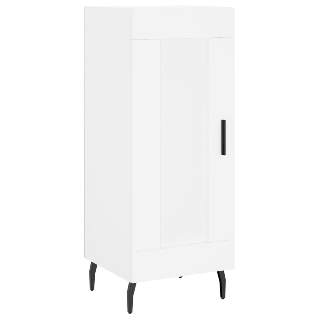 vidaXL Ντουλάπι Λευκό 34,5 x 34 x 180 εκ. από Επεξεργασμένο Ξύλο