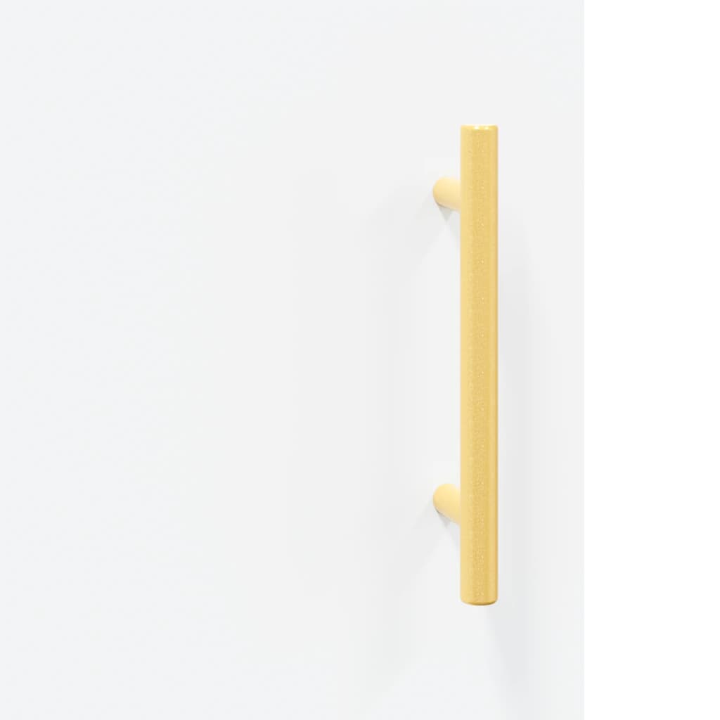 vidaXL Ντουλάπι Λευκό 34,5 x 34 x 180 εκ. από Επεξεργασμένο Ξύλο