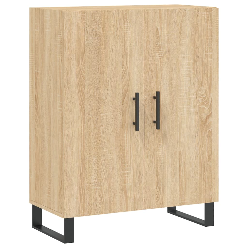 vidaXL Ντουλάπι Sonoma δρυς 69,5 x 34 x 180 εκ. από Επεξεργασμένο Ξύλο