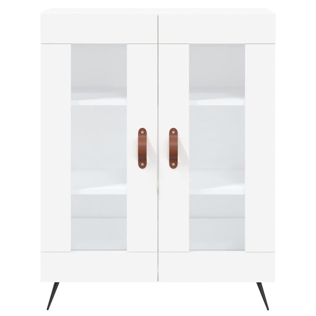 vidaXL Ντουλάπι Λευκό 69,5x34x180 εκ. από Επεξεργασμένο Ξύλο