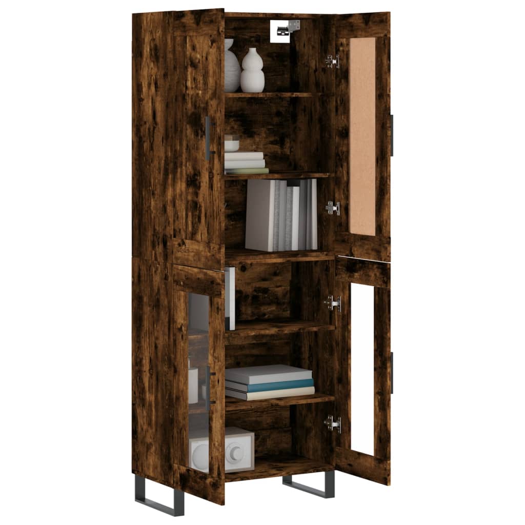 vidaXL Ντουλάπι Καπνιστή Δρυς 69,5x34x180 εκ. από Επεξεργασμένο Ξύλο