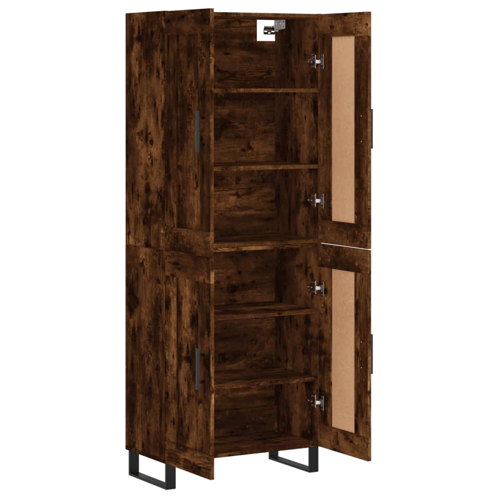 vidaXL Ντουλάπι Καπνιστή Δρυς 69,5x34x180 εκ. από Επεξεργασμένο Ξύλο