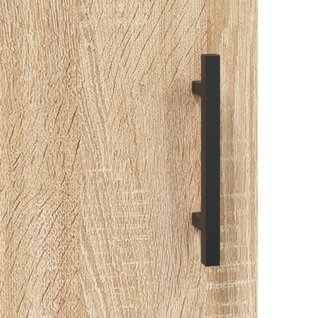 vidaXL Ντουλάπι Sonoma δρυς 69,5 x 34 x 180 εκ. από Επεξεργασμένο Ξύλο