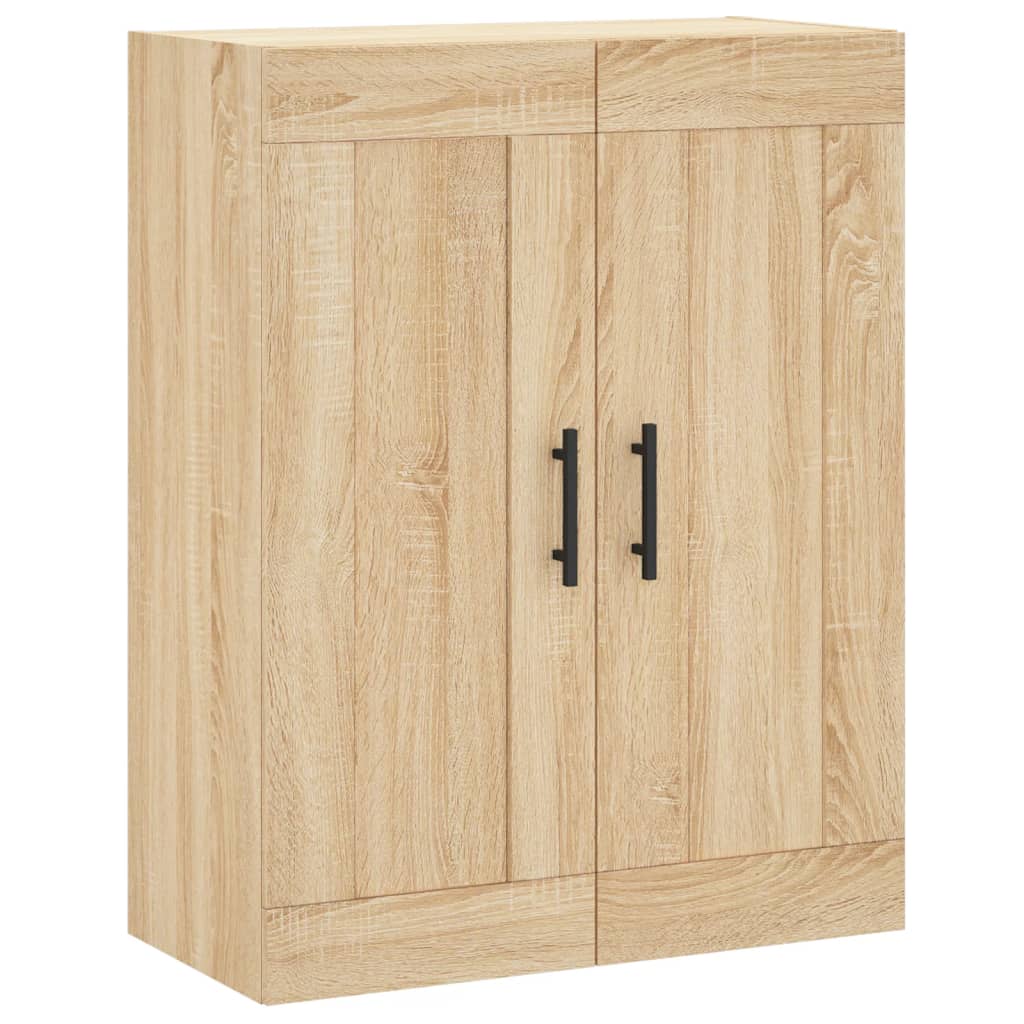 vidaXL Ντουλάπι Sonoma δρυς 69,5 x 34 x 180 εκ. από Επεξεργασμένο Ξύλο