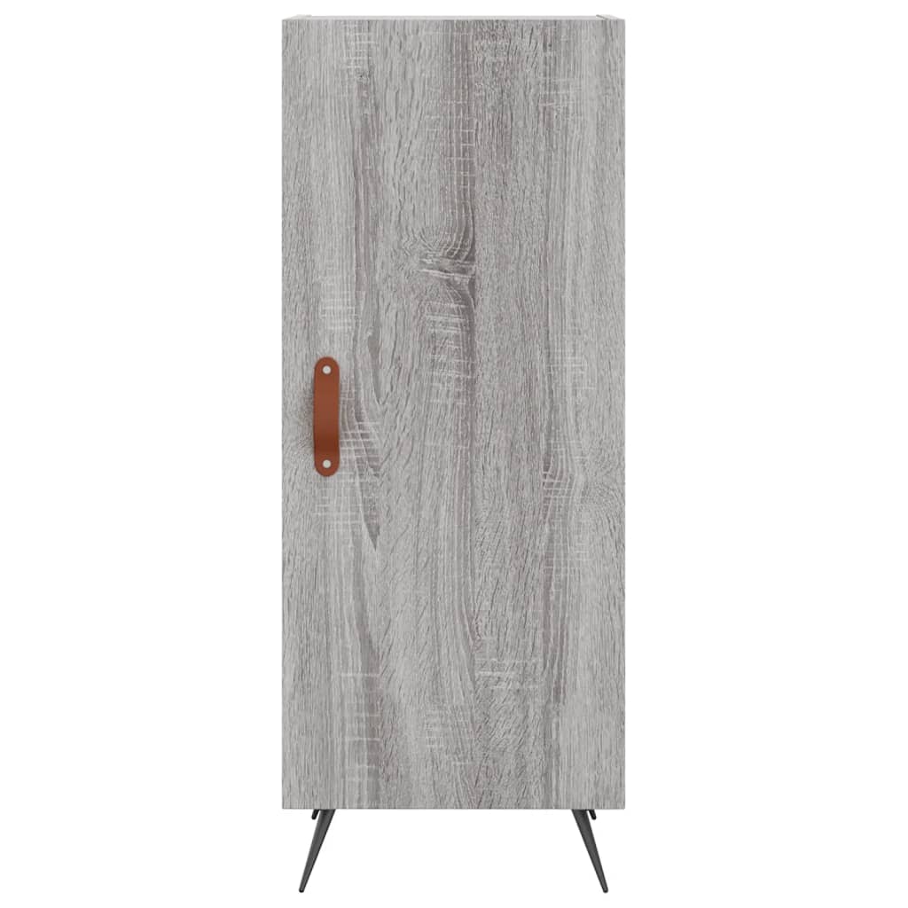 vidaXL Μπουφές Sonoma Γκρι 34,5 x 34 x 180 εκ. από Επεξεργασμένο Ξύλο