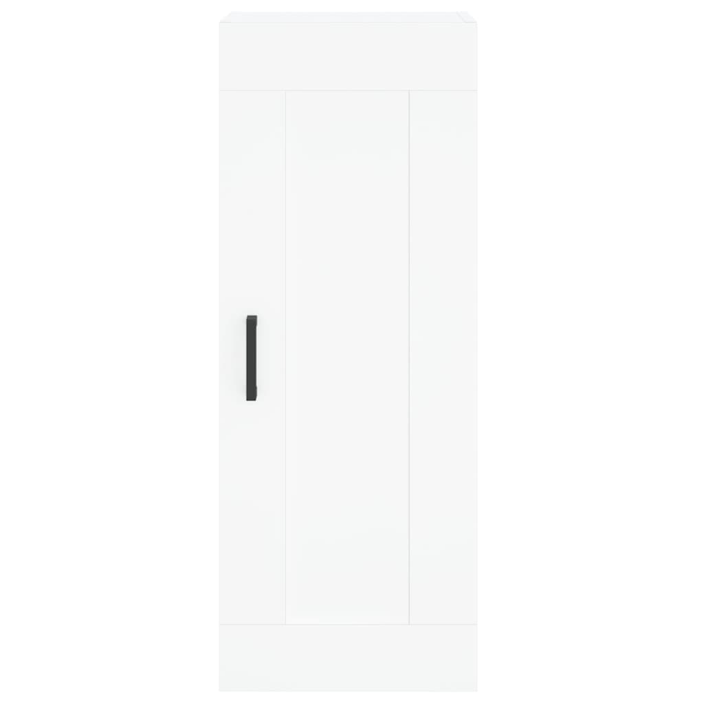 vidaXL Ντουλάπι Λευκό 34,5 x 34 x 180 εκ. από Επεξεργασμένο Ξύλο