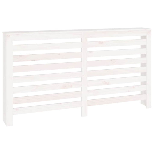 vidaXL Κάλυμμα Καλοριφέρ Λευκό 153 x19 x 84 εκ. από Μασίφ Ξύλο Πεύκου