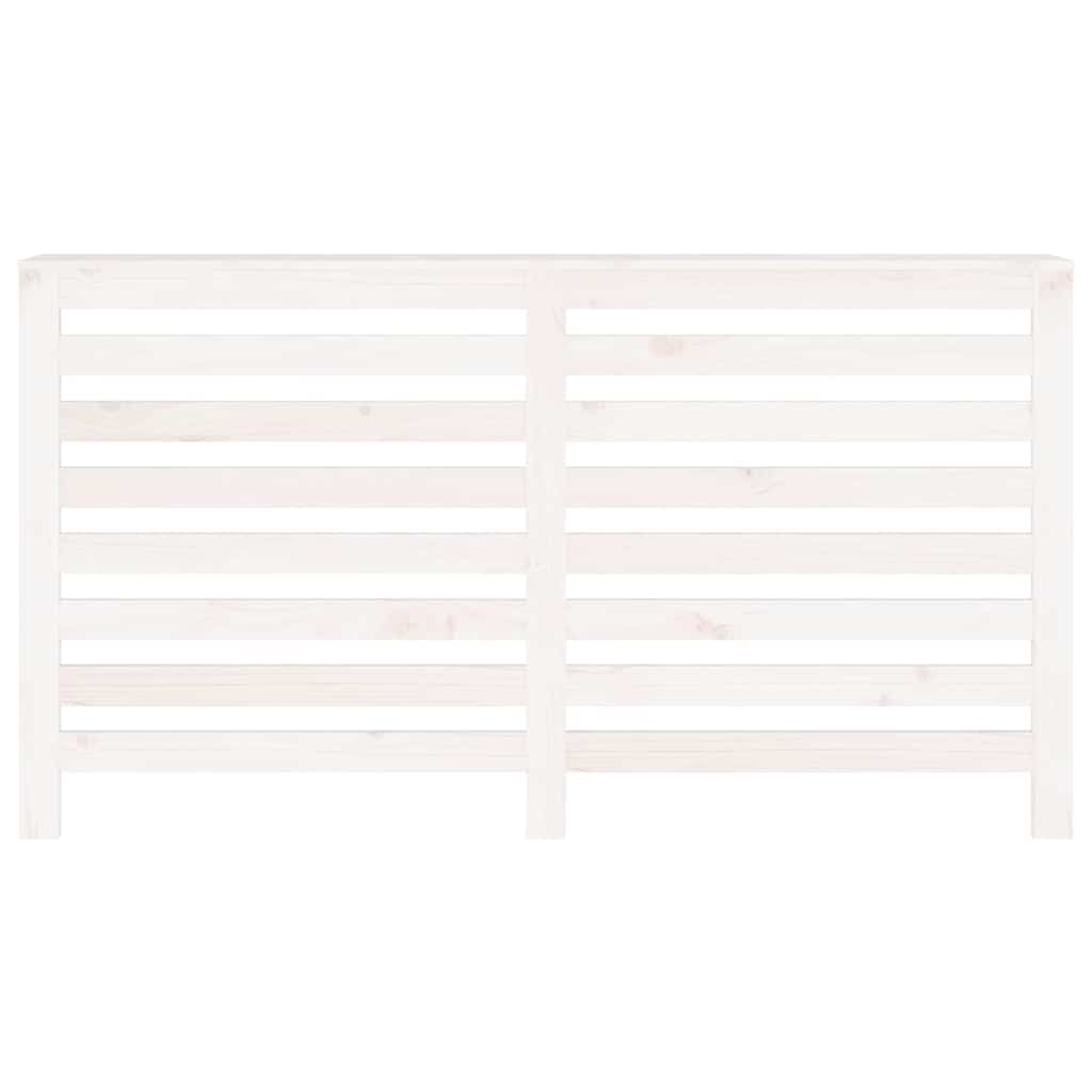 vidaXL Κάλυμμα Καλοριφέρ Λευκό 153 x19 x 84 εκ. από Μασίφ Ξύλο Πεύκου