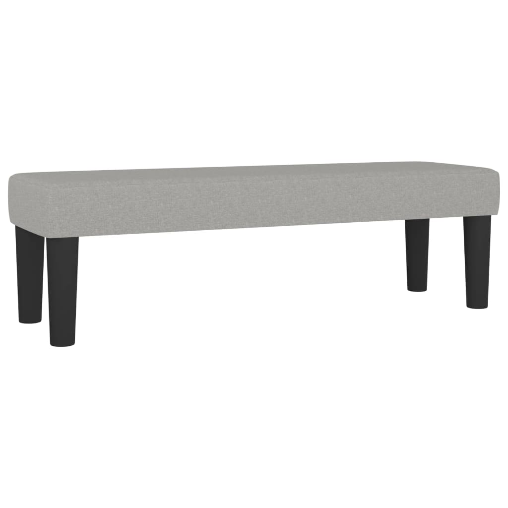 vidaXL Κρεβάτι Boxspring με Στρώμα Ανοιχτό Γκρι 180x200 εκ. Υφασμάτινο