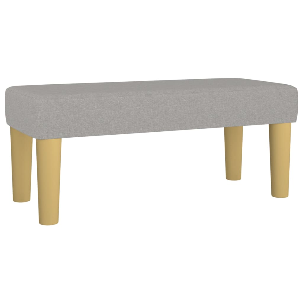 vidaXL Κρεβάτι Boxspring με Στρώμα Ανοιχτό Γκρι 80x200 εκ. Υφασμάτινο