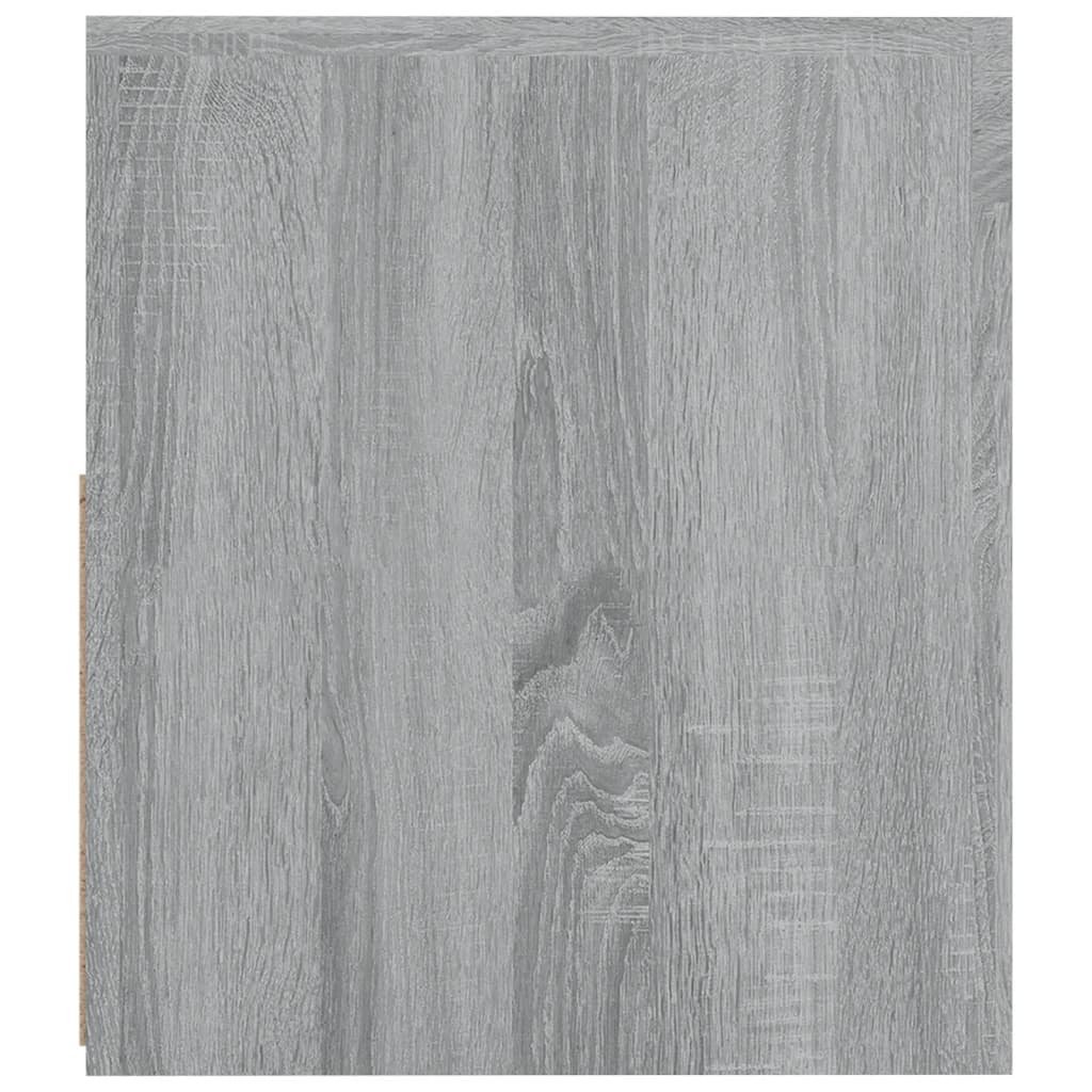 vidaXL Κομοδίνα με LED 2 τεμ. Γκρι Sonoma 60 x 35 x 40 εκ.