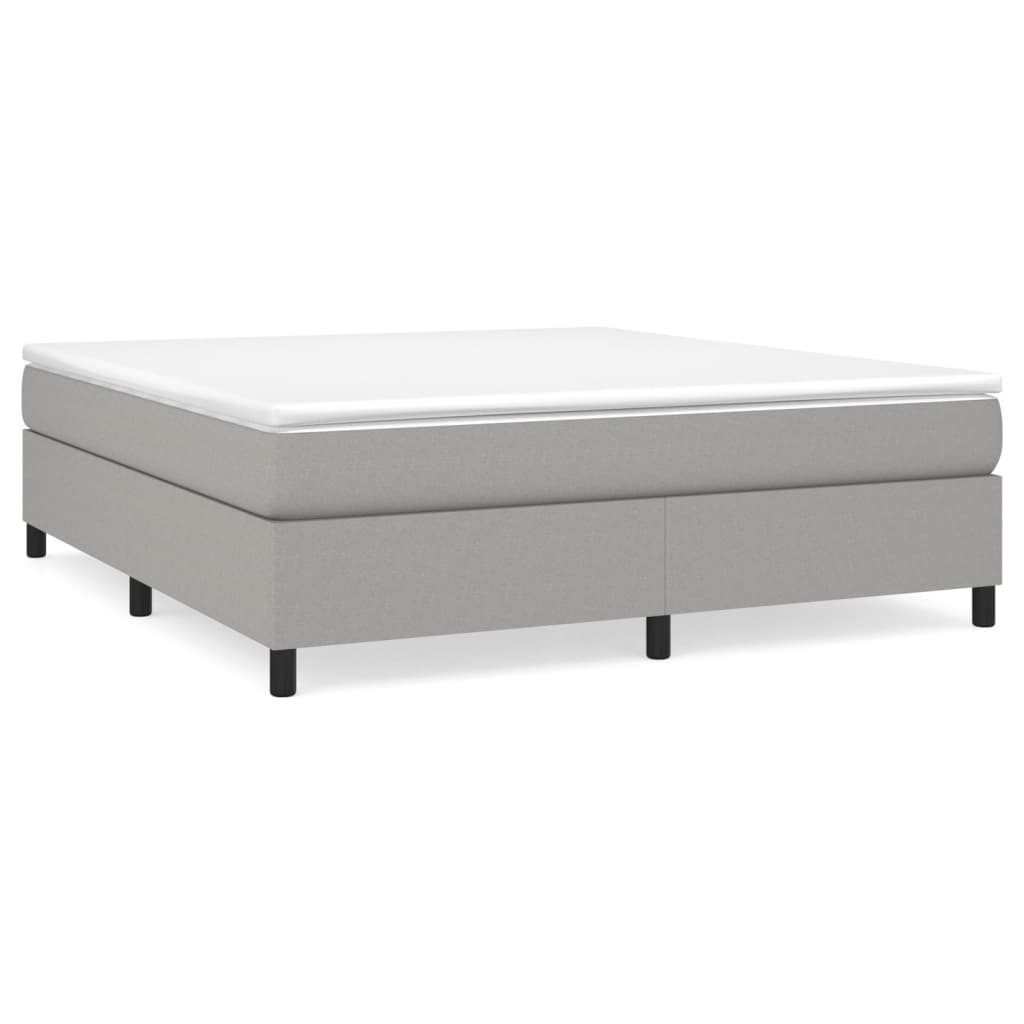 vidaXL Κρεβάτι Boxspring με Στρώμα Αν. Πράσινο 160x200εκ Υφασμάτινο