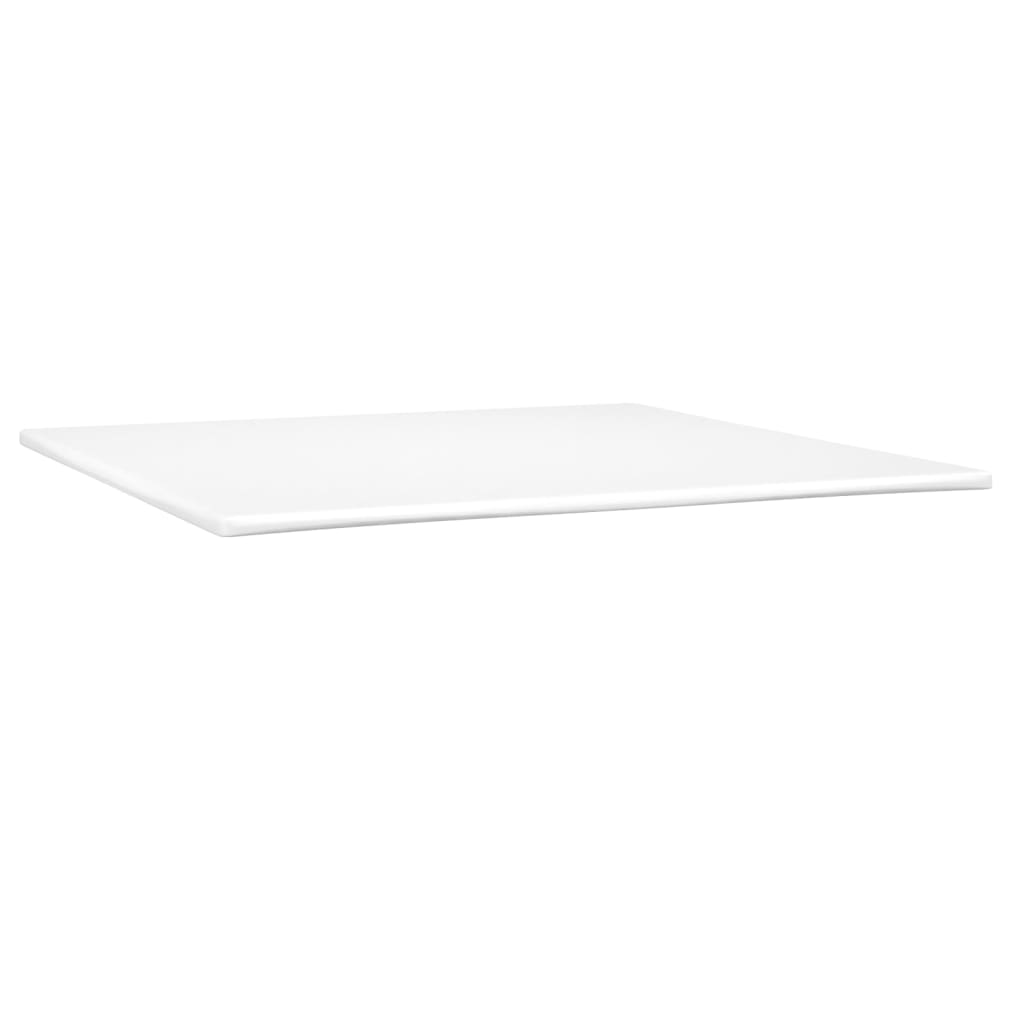vidaXL Κρεβάτι Boxspring με Στρώμα Σκούρο Καφέ 200x200 εκ. Υφασμάτινο
