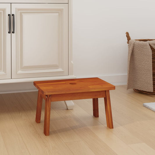 vidaXL Σκαμπό 38 x 26 x 22 εκ. από Μασίφ Ξύλο Ακακίας