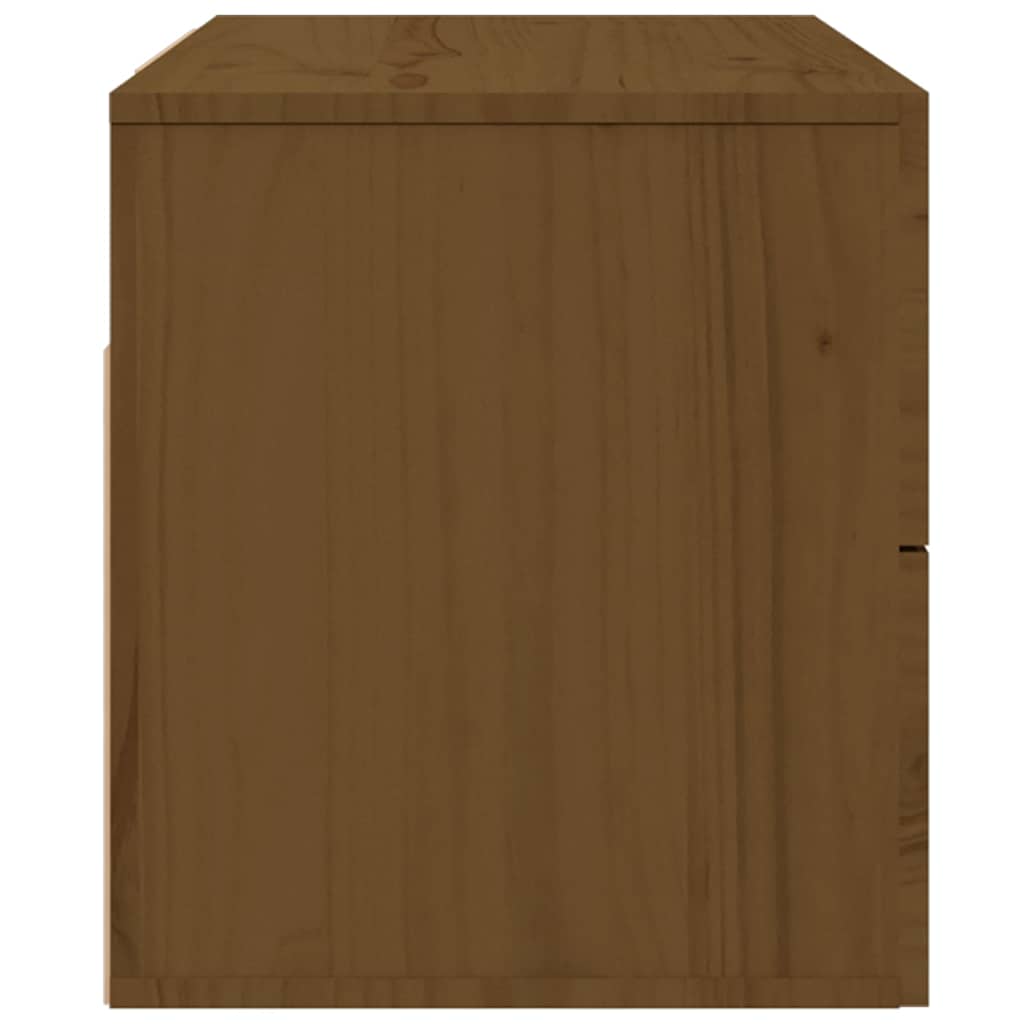 vidaXL Κομοδίνo Επιτοίχιo Καφέ Μελί 50 x 36 x 40 εκ.