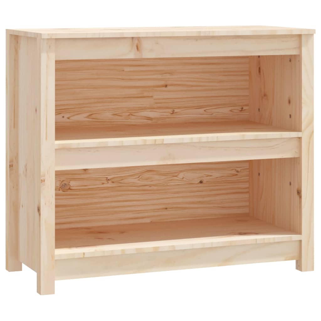 vidaXL Βιβλιοθήκη 80 x 35 x 68 εκ. από Μασίφ Ξύλο Πεύκου