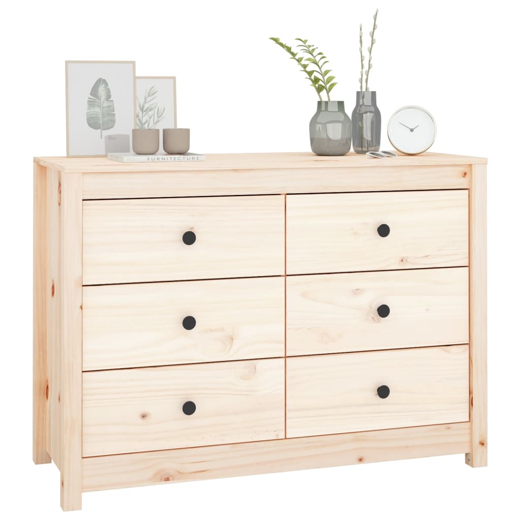 vidaXL Βοηθητικό Ντουλάπι 100 x 40 x 72 εκ. από Μασίφ Ξύλο Πεύκου