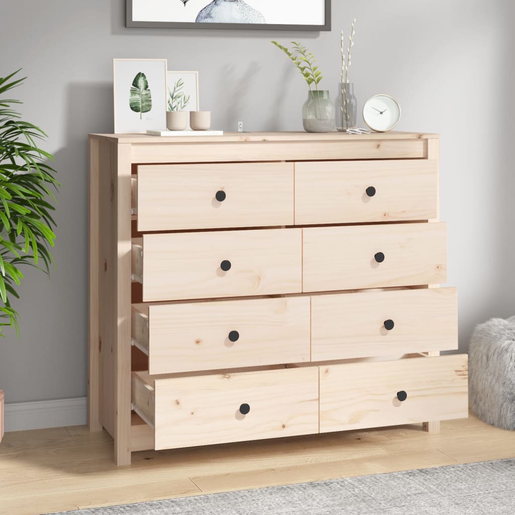 vidaXL Βοηθητικό Ντουλάπι 100x40x90 εκ. από Μασίφ Ξύλο Πεύκου