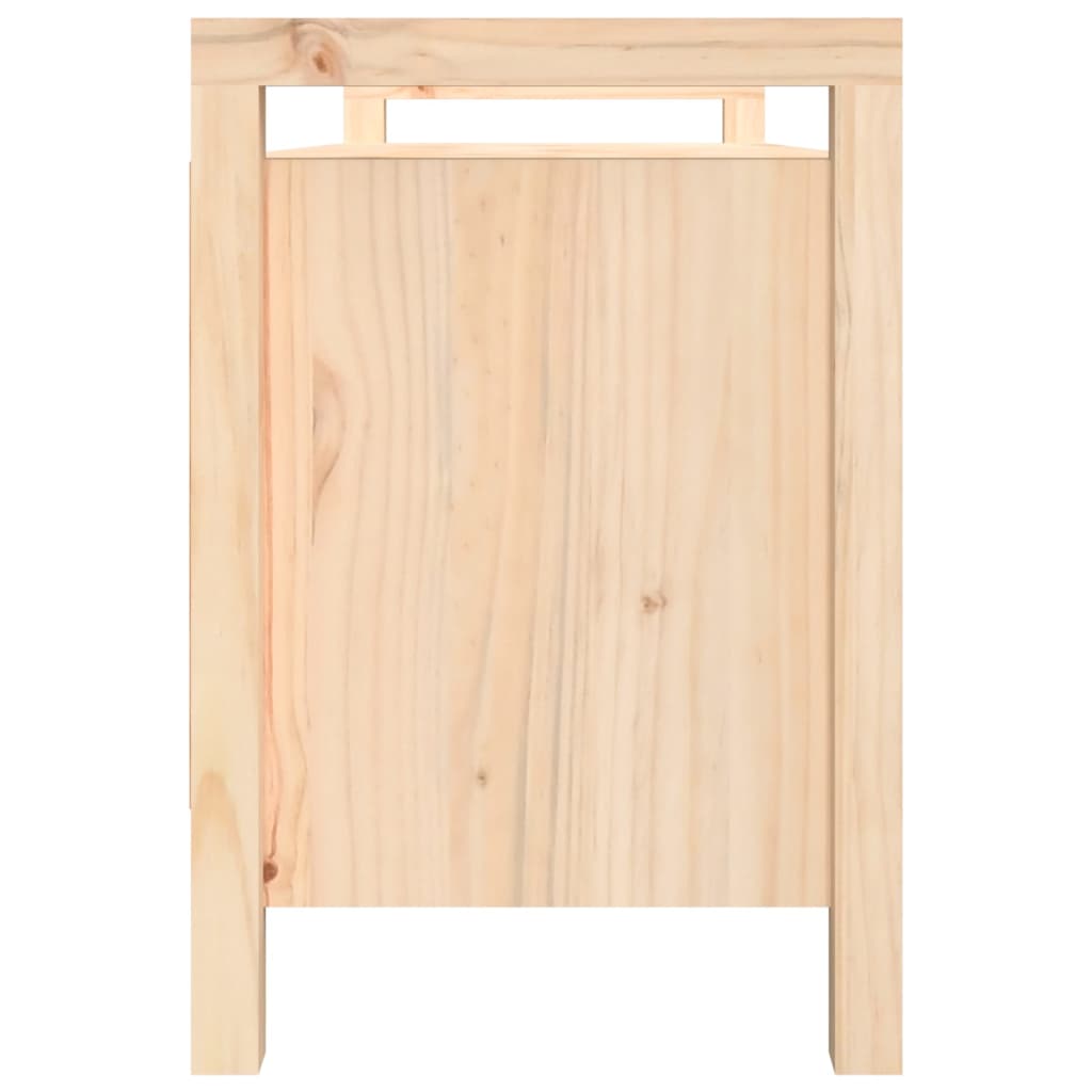 vidaXL Παγκάκι Χολ 110 x 40 x 60 εκ. από Μασίφ Ξύλο Πεύκου