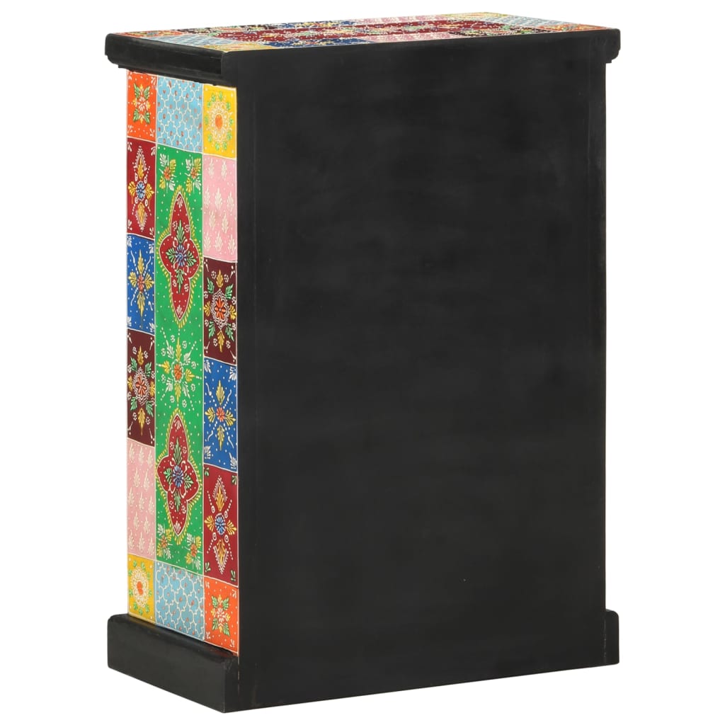 vidaXL Ντουλάπι με Πόρτες Χειροποίητο 53x30x75 εκ. Μασίφ Ξύλο Μάνγκο