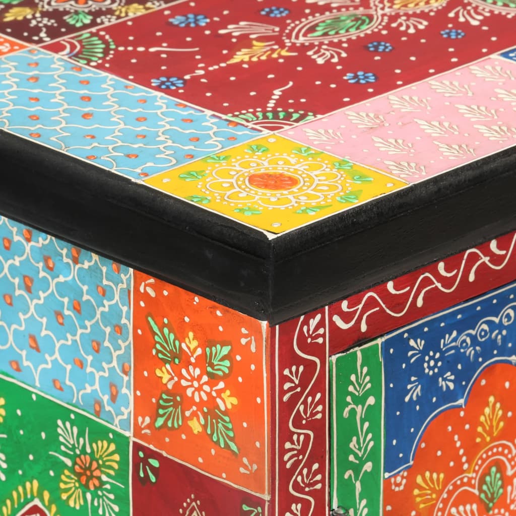 vidaXL Ντουλάπι με Πόρτες Χειροποίητο 53x30x75 εκ. Μασίφ Ξύλο Μάνγκο