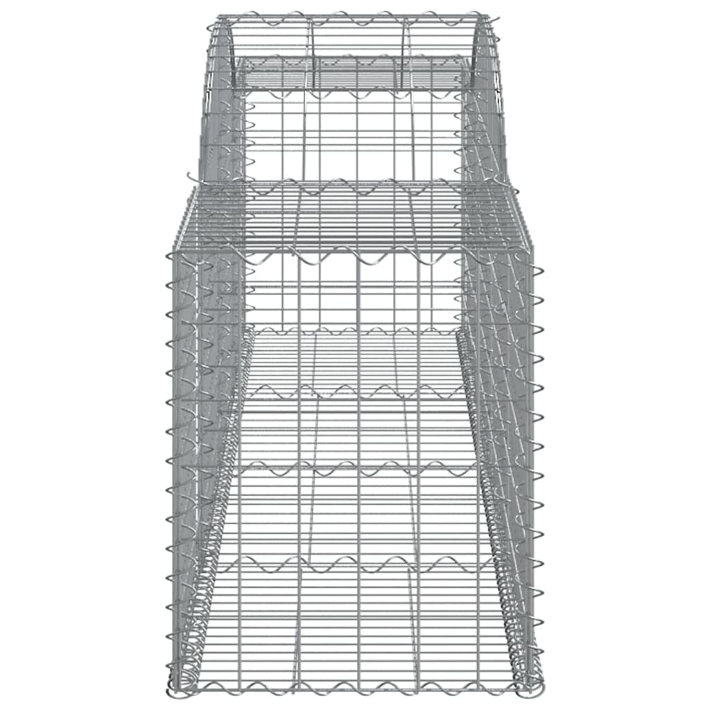 vidaXL Συρματοκιβώτια Τοξωτά 30 τεμ. 300x50x60/80 εκ. Γαλβαν. Ατσάλι