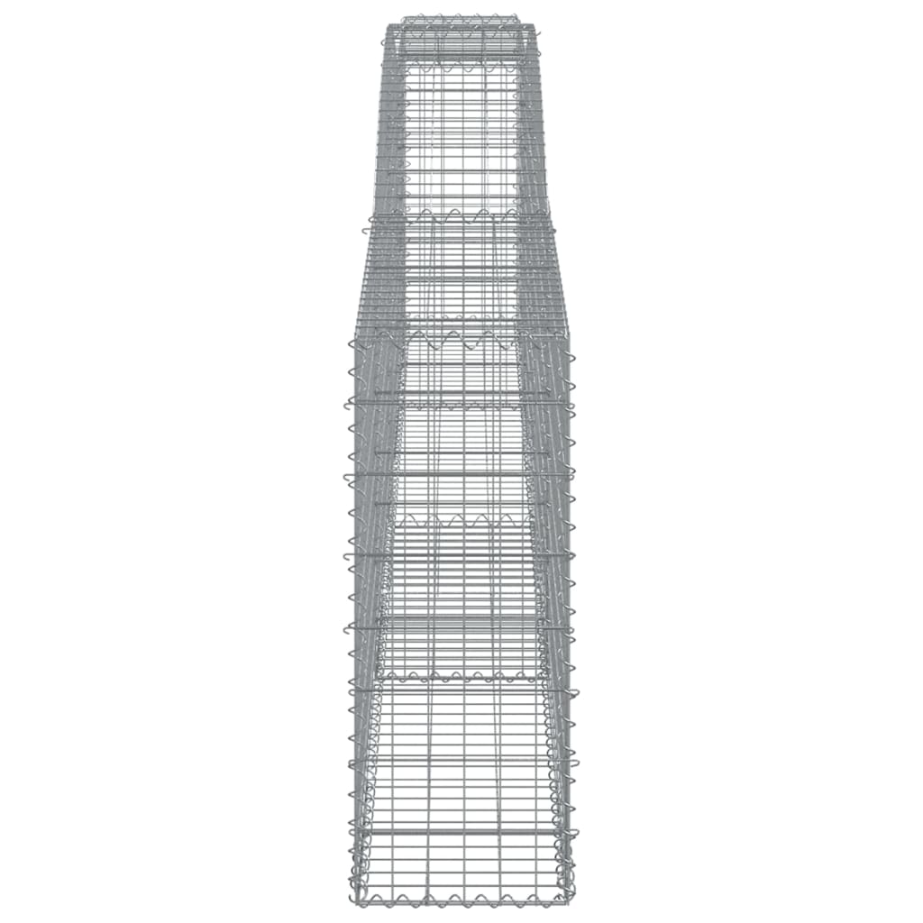 vidaXL Συρματοκιβώτια Τοξωτά 20 τεμ. 400x30x80/100 εκ. Γαλβαν. Ατσάλι