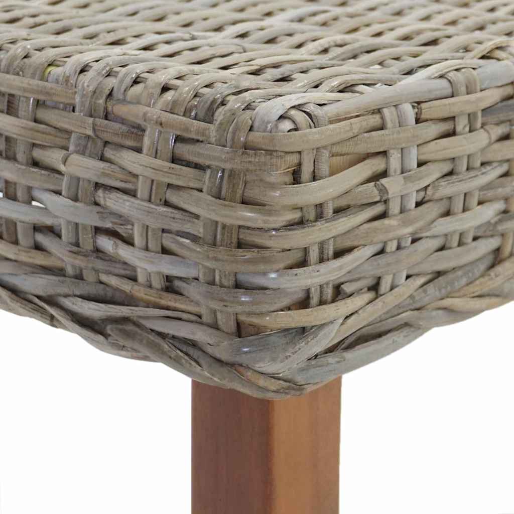 vidaXL παγκάκι Μπεζ 160 x 35 x 45 cm Μασίφ ξύλο μάνγκο