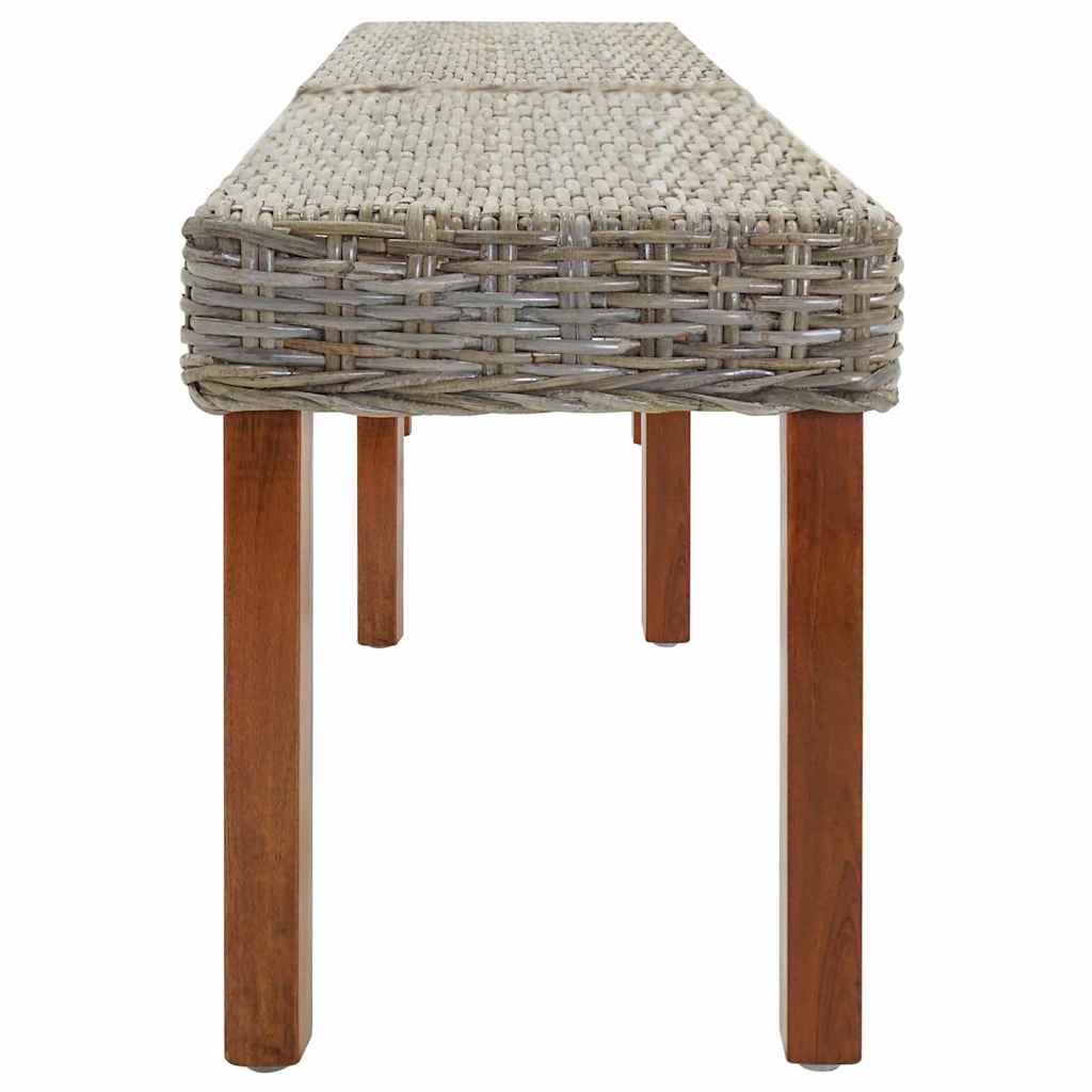 vidaXL παγκάκι Μπεζ 160 x 35 x 45 cm Μασίφ ξύλο μάνγκο