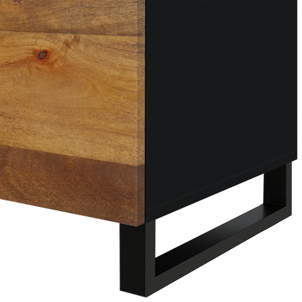 vidaXL Τραπεζάκι Σαλονιού 80x50x40 εκ. Μασίφ Ξύλο Μάνγκο & Επεξ. Ξύλο