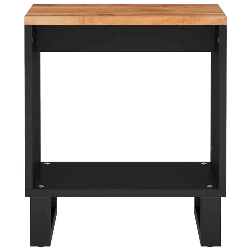 vidaXL Τραπεζάκι Σαλονιού 40x31x46 εκ. Μασίφ Ξύλο Ακακίας & Επεξ. Ξύλο