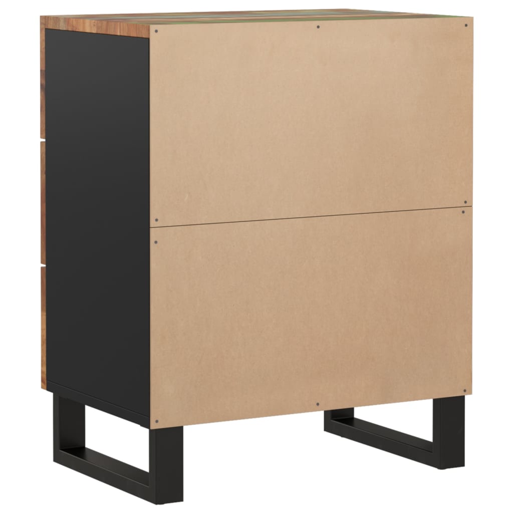 vidaXL Κομοδίνο 50 x 33 x 62 εκ. Μασίφ Ανακυκλωμένο Ξύλο & Επεξ. Ξύλο