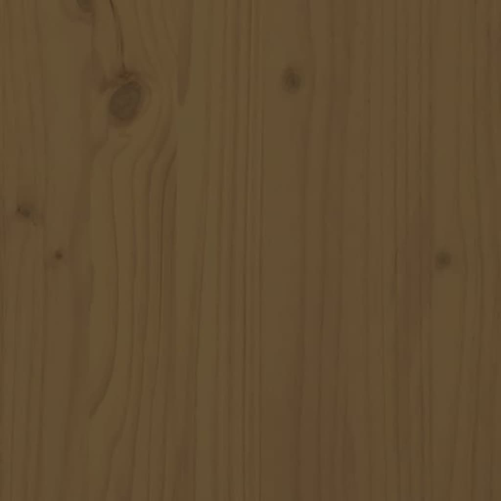 vidaXL Βάση Οθόνης Καφέ 81x20x30 εκ. από Μασίφ Ξύλο Πεύκου