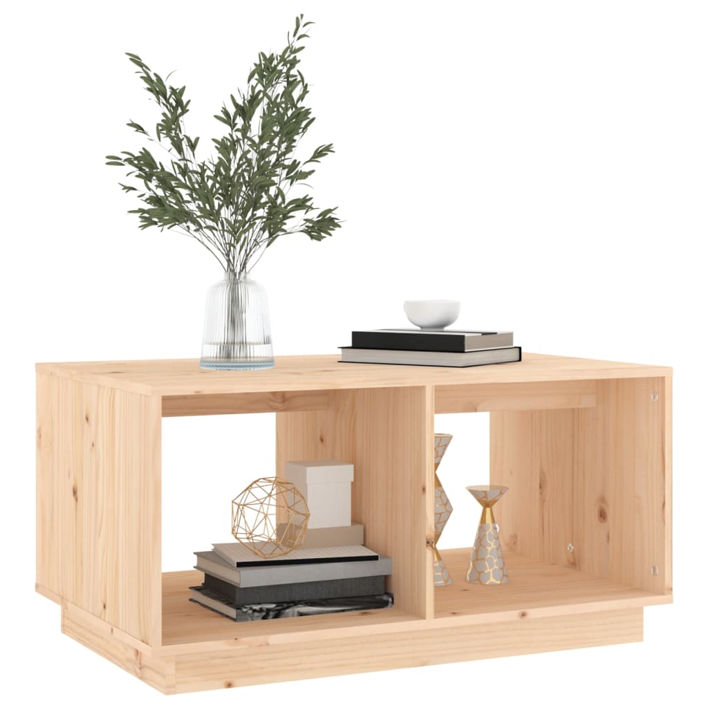 vidaXL Τραπεζάκι Σαλονιού 80 x 50 x 40 εκ. από Μασίφ Ξύλο Πεύκου