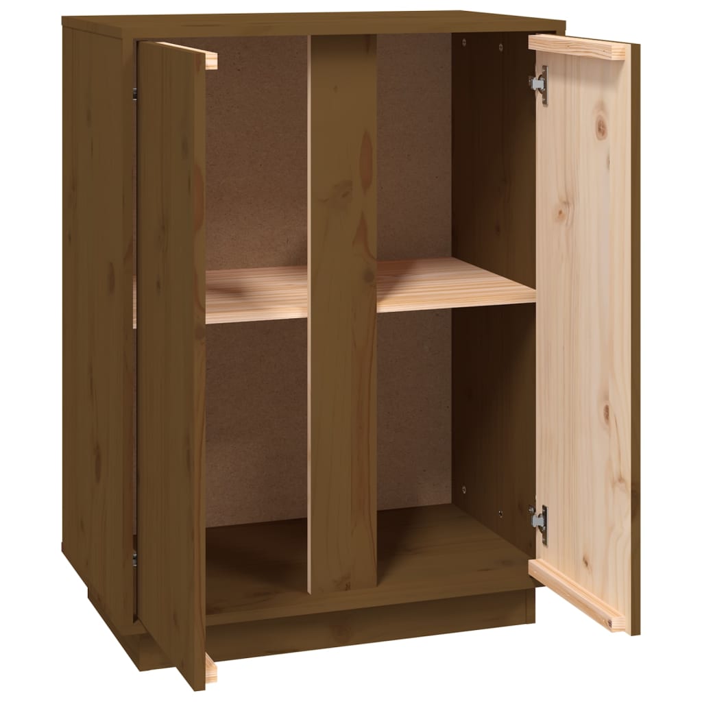 vidaXL Ντουλάπι Καφέ Μέλι 60x35x80 εκ. από Μασίφ Ξύλο Πεύκου