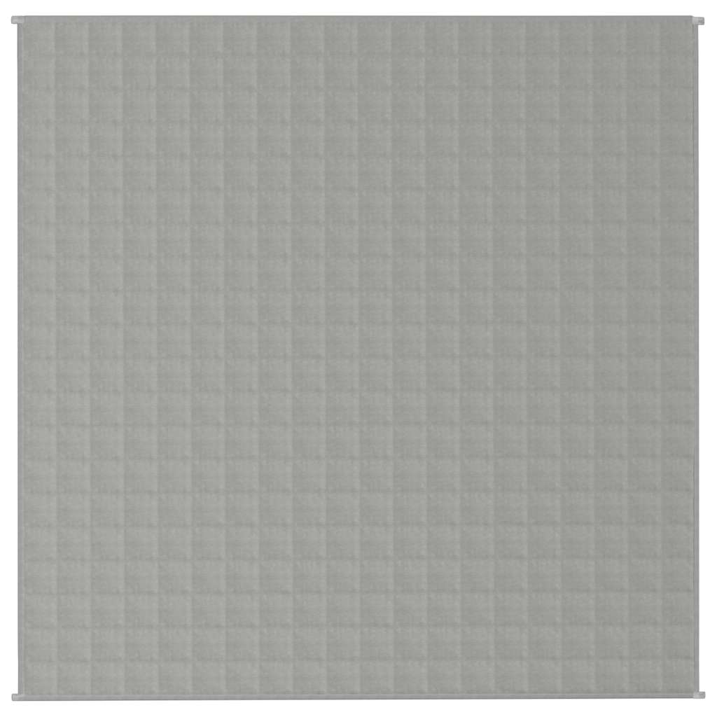 vidaXL Κουβέρτα Βαρύτητας Γκρι 200 x 200 εκ. 13 κ. Υφασμάτινη
