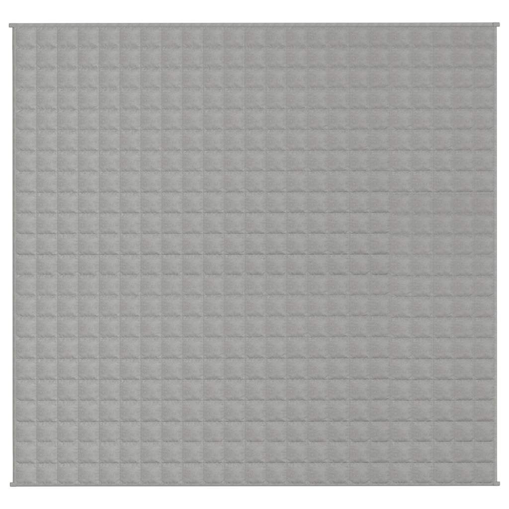 vidaXL Κουβέρτα Βαρύτητας Γκρι 220 x 235 εκ. 11 κ. Υφασμάτινη