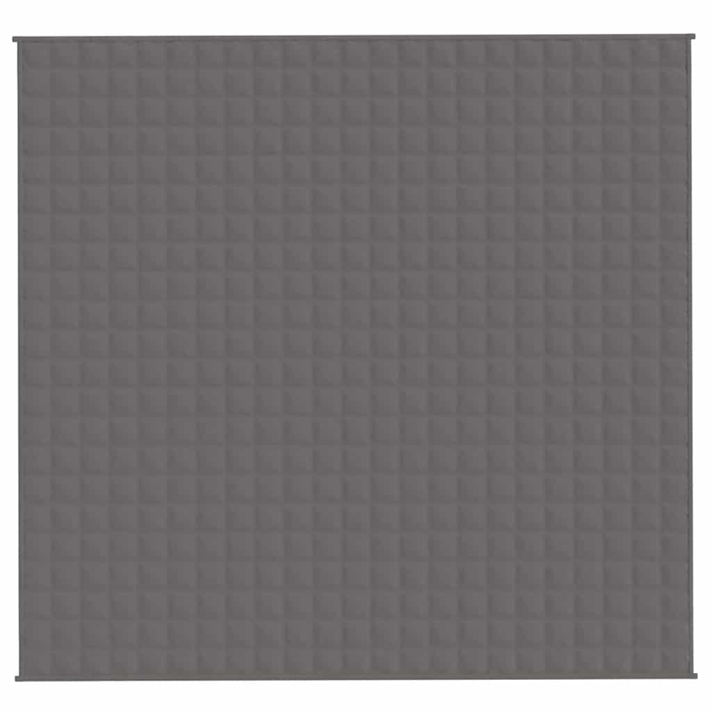 vidaXL Κουβέρτα Βαρύτητας Γκρι 220 x 235 εκ. 11 κ. Υφασμάτινη