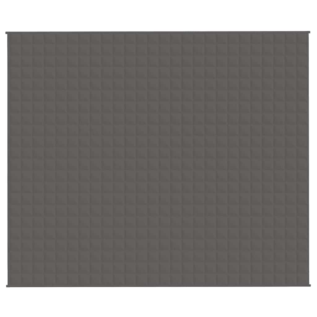 vidaXL Κουβέρτα Βαρύτητας Γκρι 220 x 260 εκ. 11 κ. Υφασμάτινη