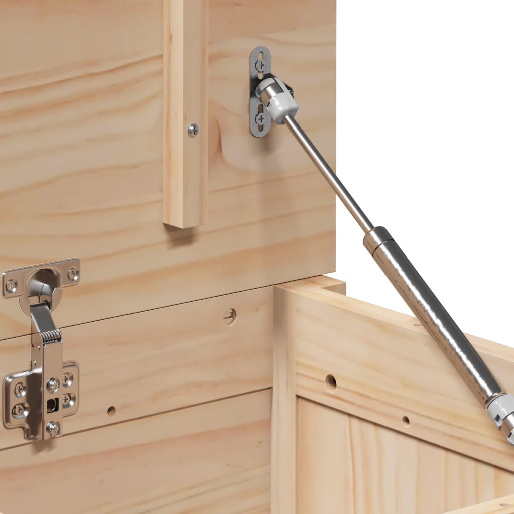 vidaXL Κουτί Αποθήκευσης 80 x 40 x 45,5 εκ από Μασίφ Ξύλο Πεύκου