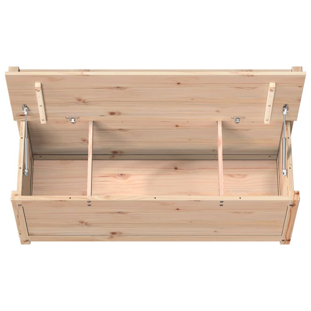 vidaXL Πάγκος 110 x 41 x 76,5 εκ. από Μασίφ Ξύλο Πεύκου