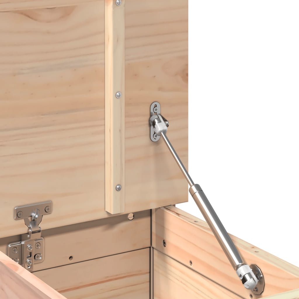 vidaXL Πάγκος 110 x 41 x 76,5 εκ. από Μασίφ Ξύλο Πεύκου