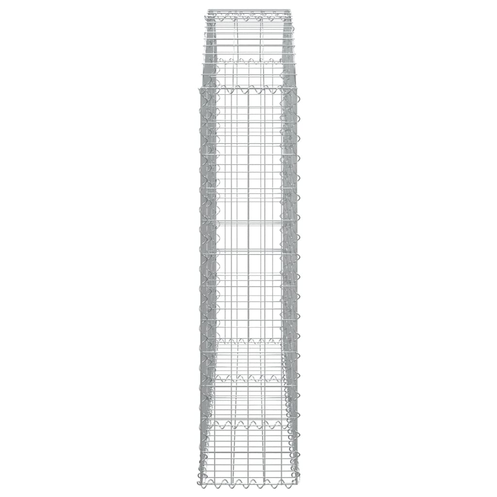 vidaXL Συρματοκιβώτιο Τοξωτό 150x30x120/140εκ. από Γαλβανισμένο Χάλυβα