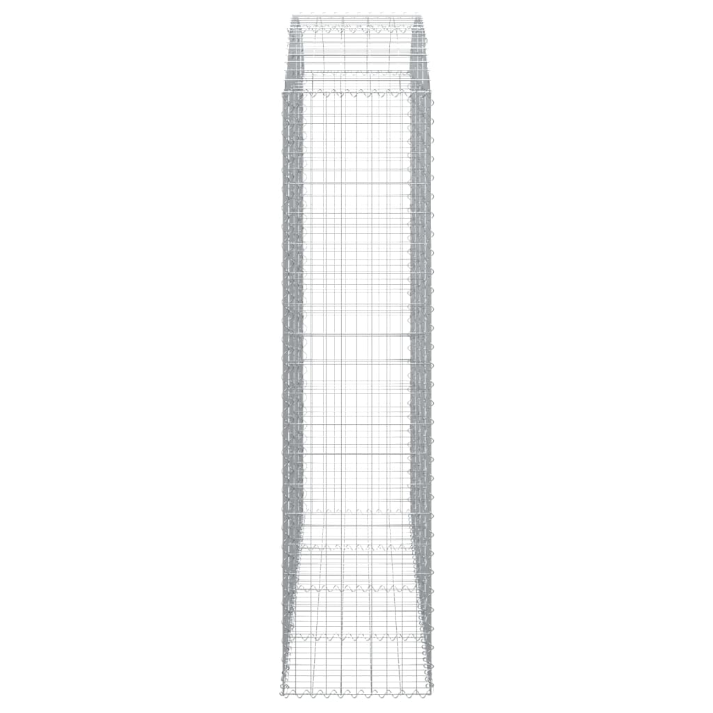 vidaXL Συρματοκιβώτιο Τοξωτό 200x50x200/220εκ. από Γαλβανισμένο Χάλυβα