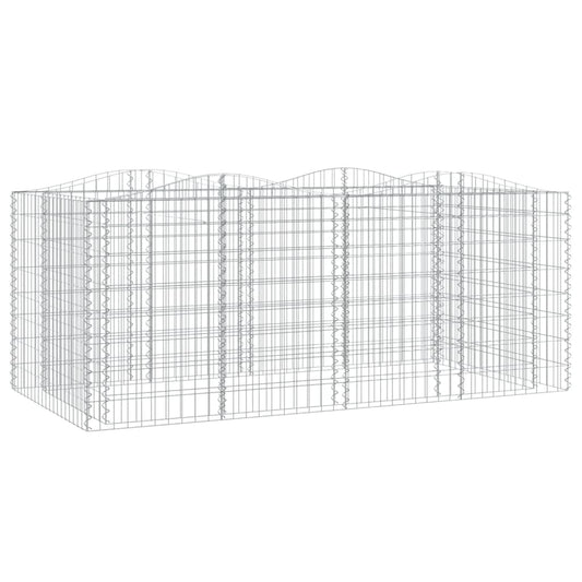 vidaXL Συρματοκιβώτιο Τοξωτό 200x100x100 εκ. από Γαλβανισμένο Σίδερο