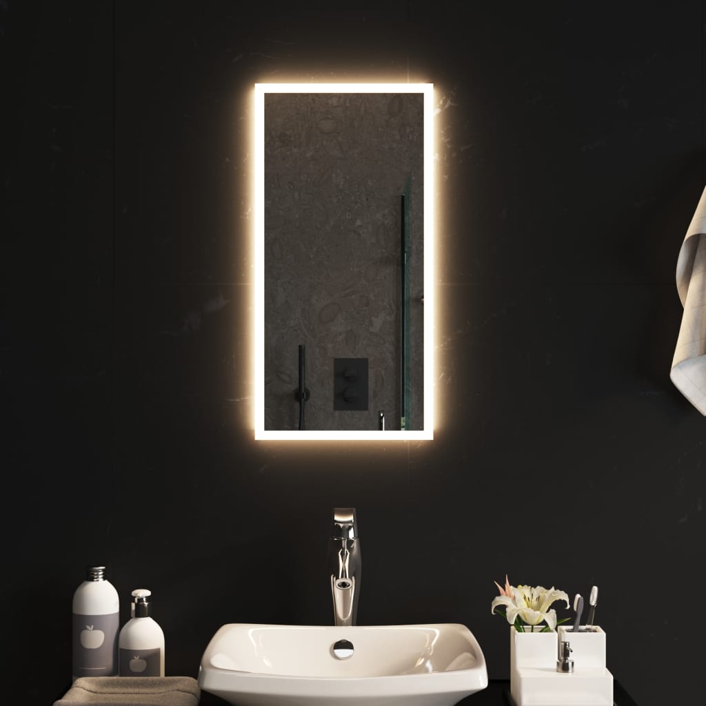vidaXL Καθρέφτης Μπάνιου με LED 30x60 εκ.