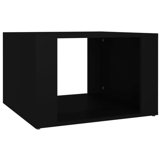 vidaXL Κομοδίνο Μαύρο 57x55x36 εκ. από Επεξεργασμένο Ξύλο