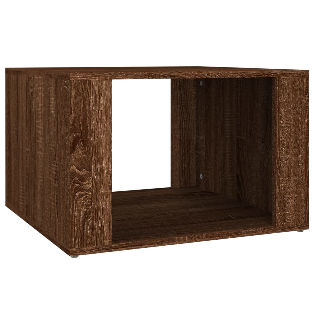 vidaXL Κομοδίνο Καπνιστή Δρυς 57x55x36 εκ. από Επεξεργασμένο Ξύλο