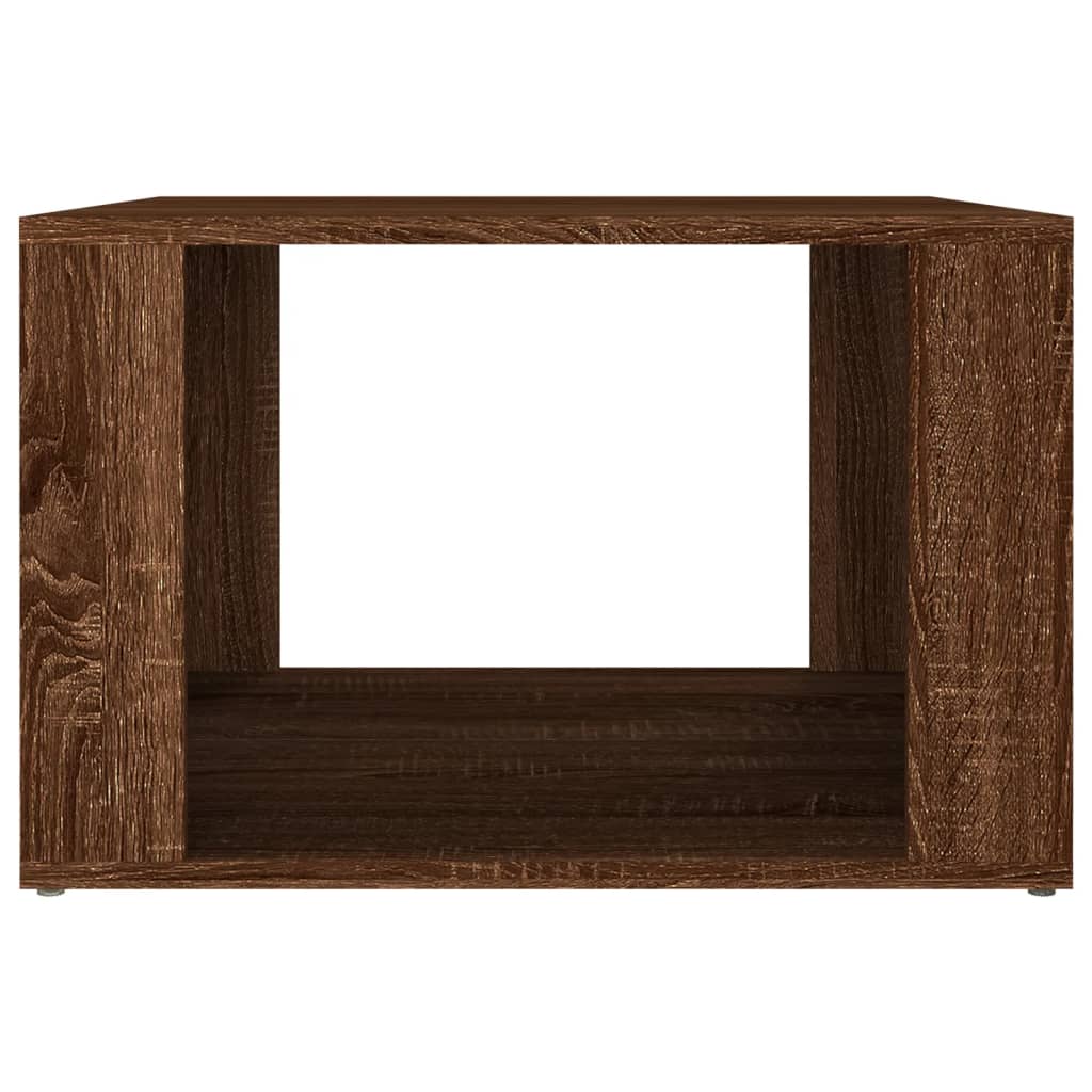 vidaXL Κομοδίνο Καπνιστή Δρυς 57x55x36 εκ. από Επεξεργασμένο Ξύλο